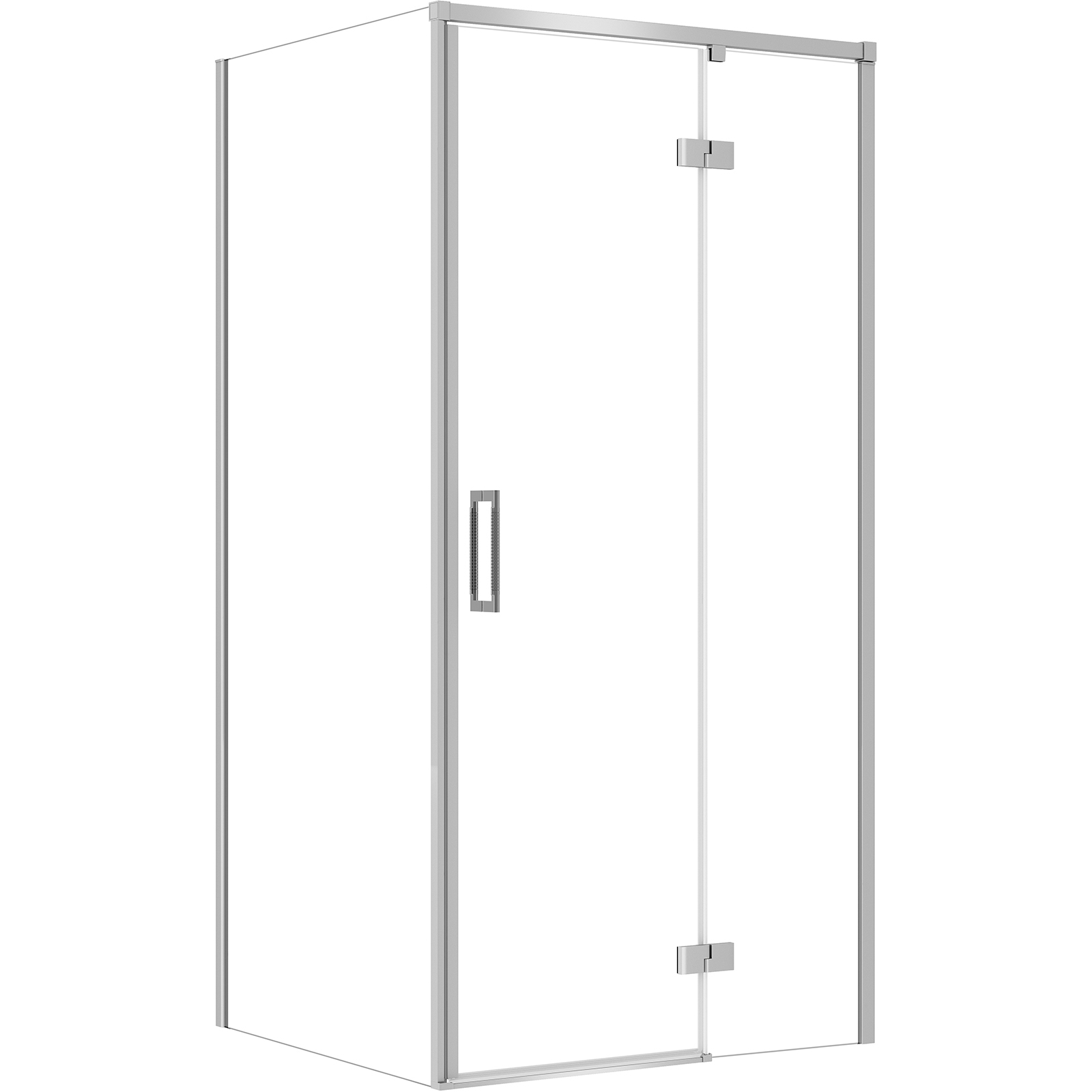 CERSANIT Hranatý sprchový kout LARGA pravý 100x80x195 cm chrom S601-310