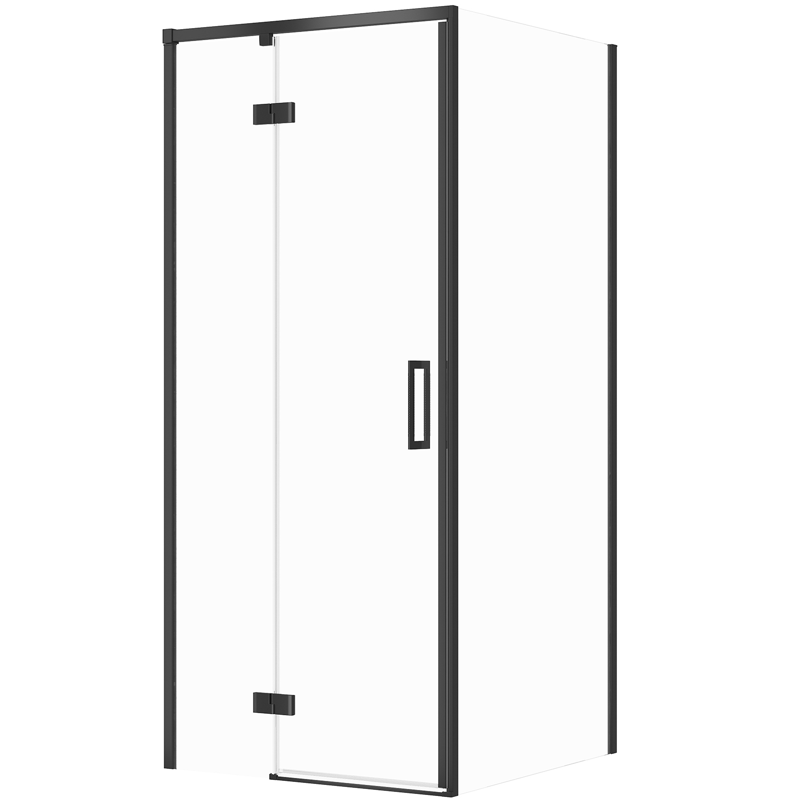 CERSANIT LARGA sprchový kout obdélníkový levý 90x80x195 cm černý S601-304