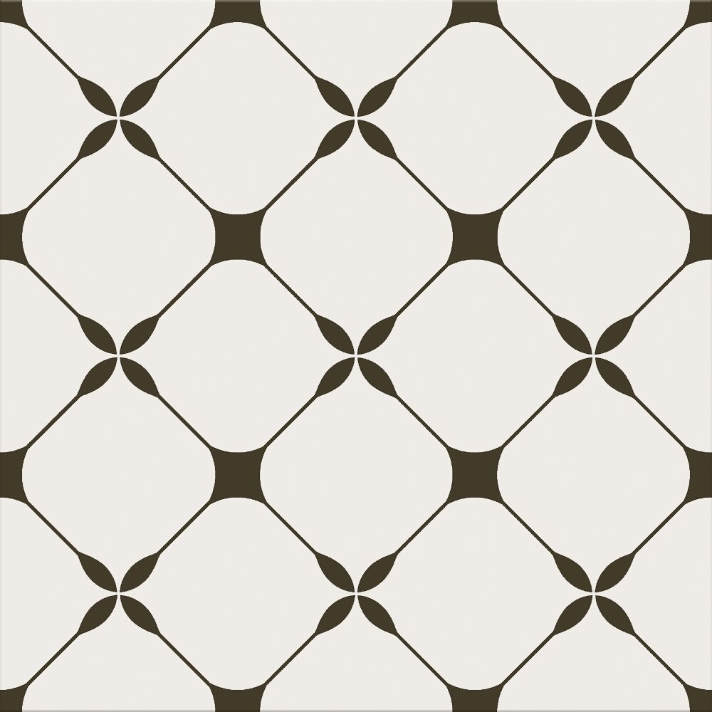 DLAŽBA LOVELY PATCHWORK SENTIMA WHITE-BLACK MAT 29,8X29,8 #295 (II. JAKOST)