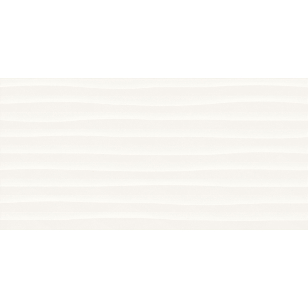 OBKLAD ARCTIC WHITE SATIN LINES STRUCTURE 29X59
