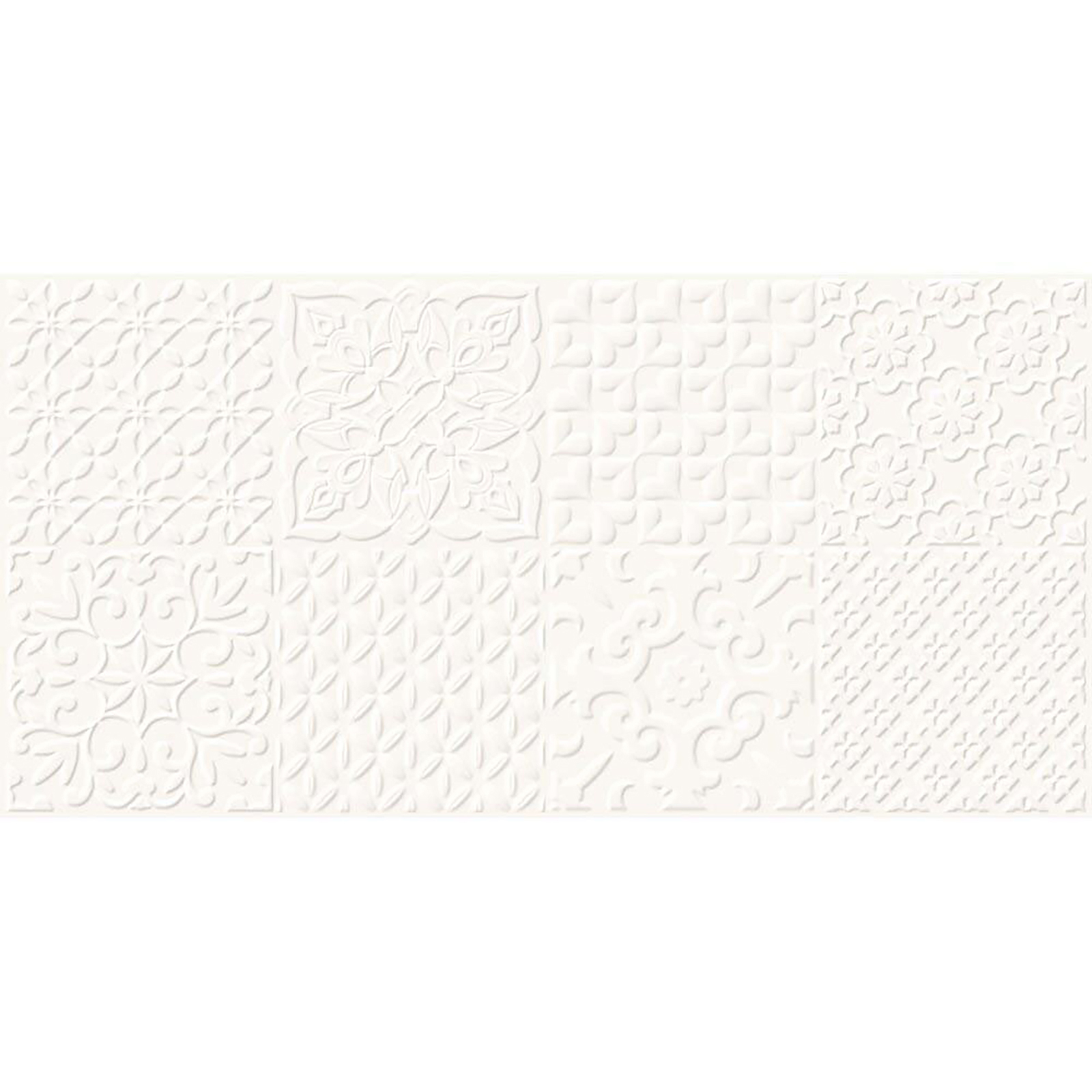 OBKLAD ALTERIO WHITE PATCHWORK STRUCTURE SATIN RECT 29,8X59,8* (II. JAKOST)