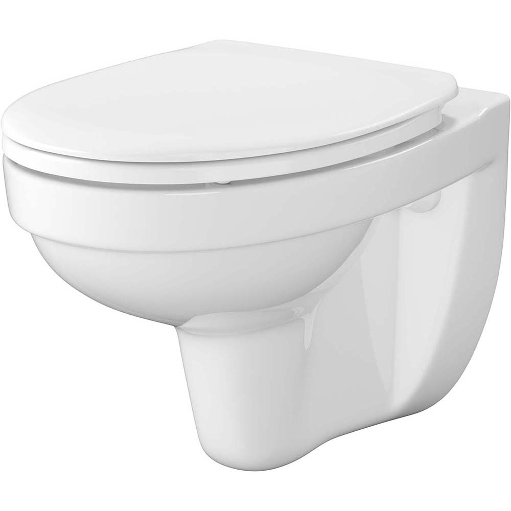 MITO CERSANIA SimpleOn závěsná WC mísa s duroplastovým sedátkem s měkkým dovíráním S701-554