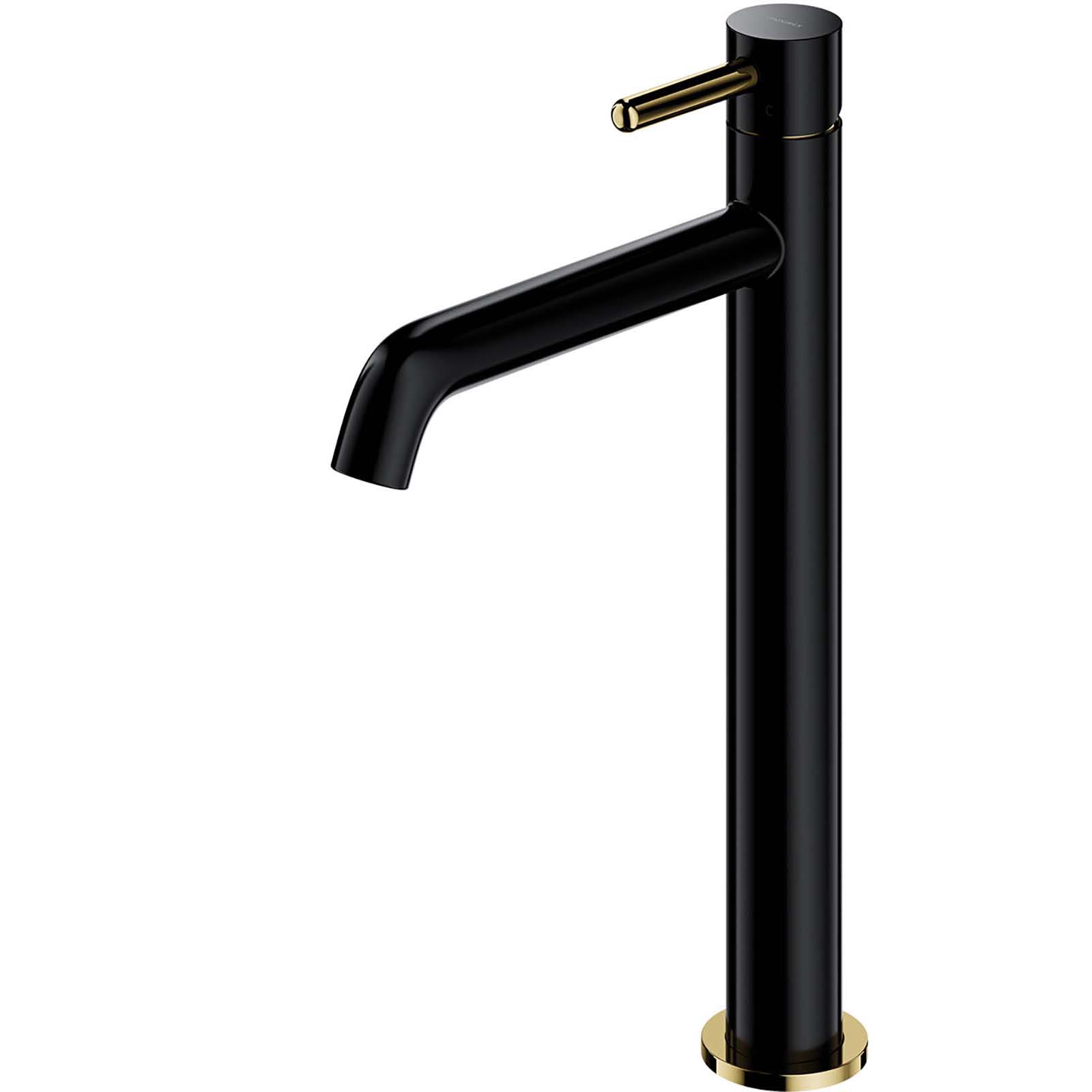 OMNIRES Y podstavcová umyvadlová baterie, vysoká černá a zlatá Y1212BLGL