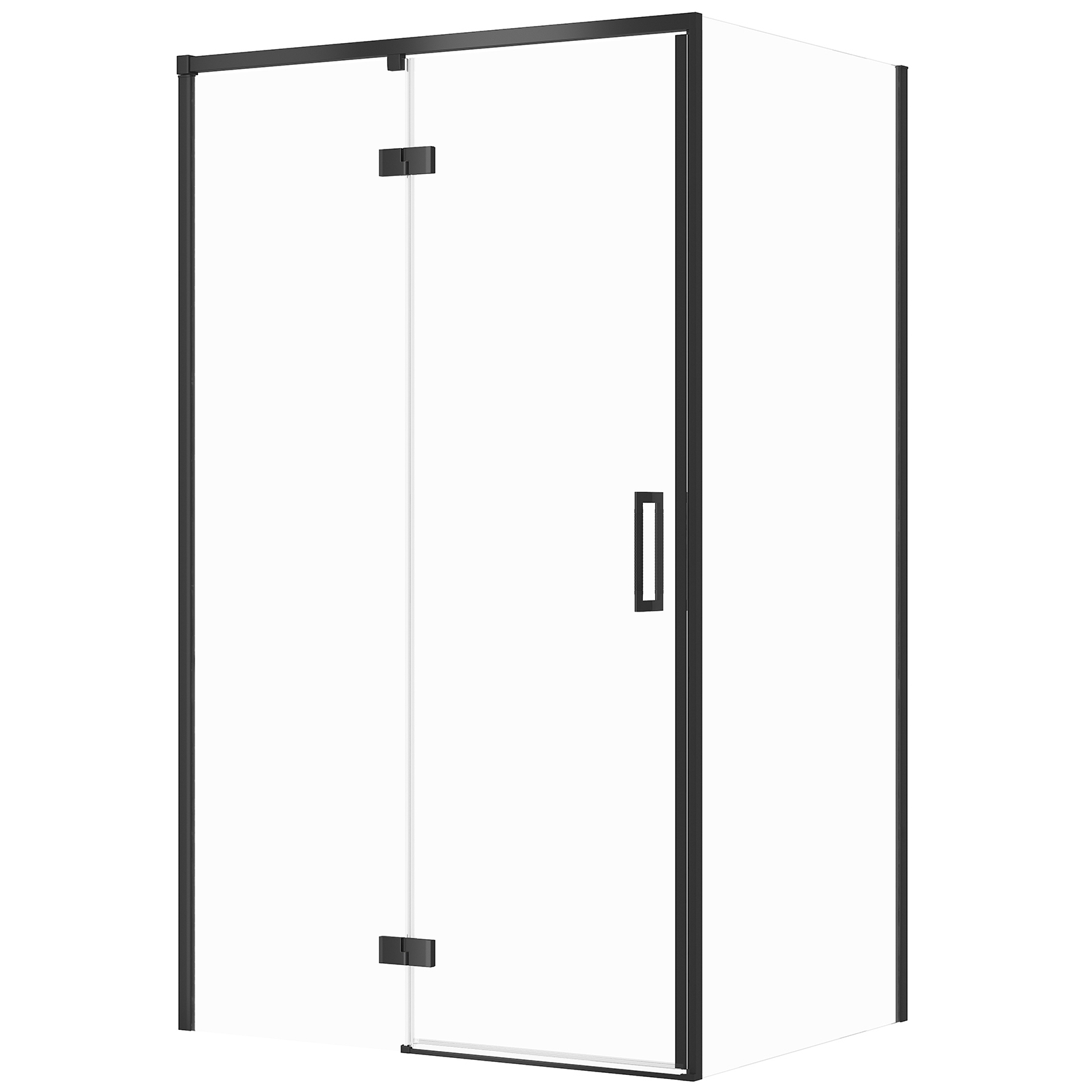 CERSANIT LARGA sprchový kout obdélníkový levý 120x80x195 cm černý S601-323