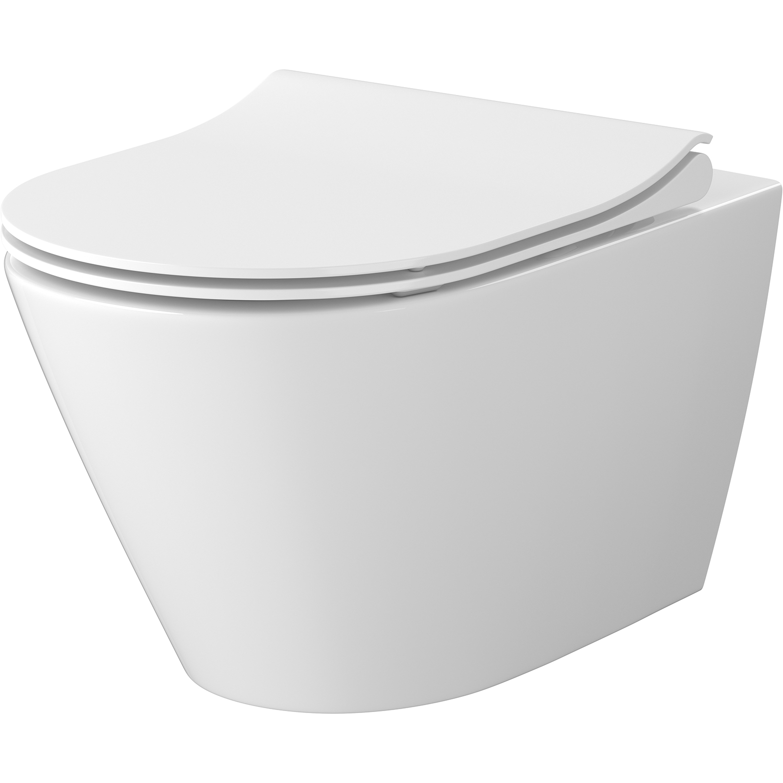 CERSANIT Závěsná mísa CITY PRO oválná, splachování, sedák S701-883 CERSANIT Závěsná mísa CITY PRO oválná, splachování, sedák S701-883