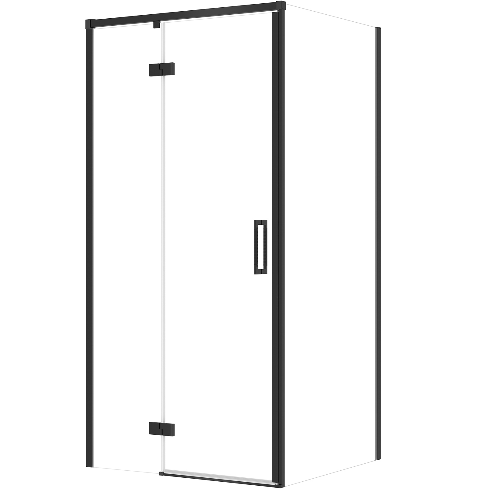 CERSANIT LARGA obdélníkový sprchový kout levý 100x80x195 cm černý S601-315