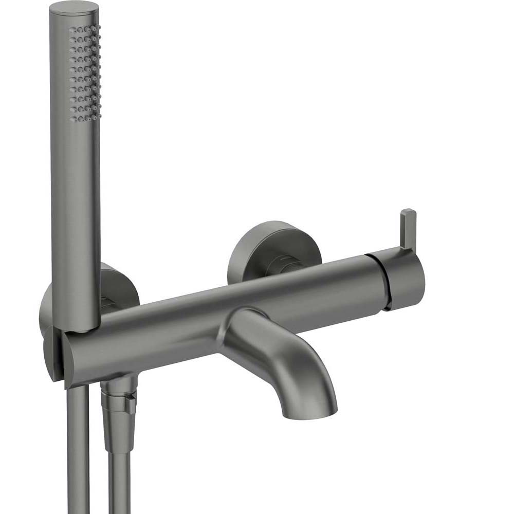 DEANTE Nástěnná vana SILIA s titanovou sprchovou sadou BQS_D11M