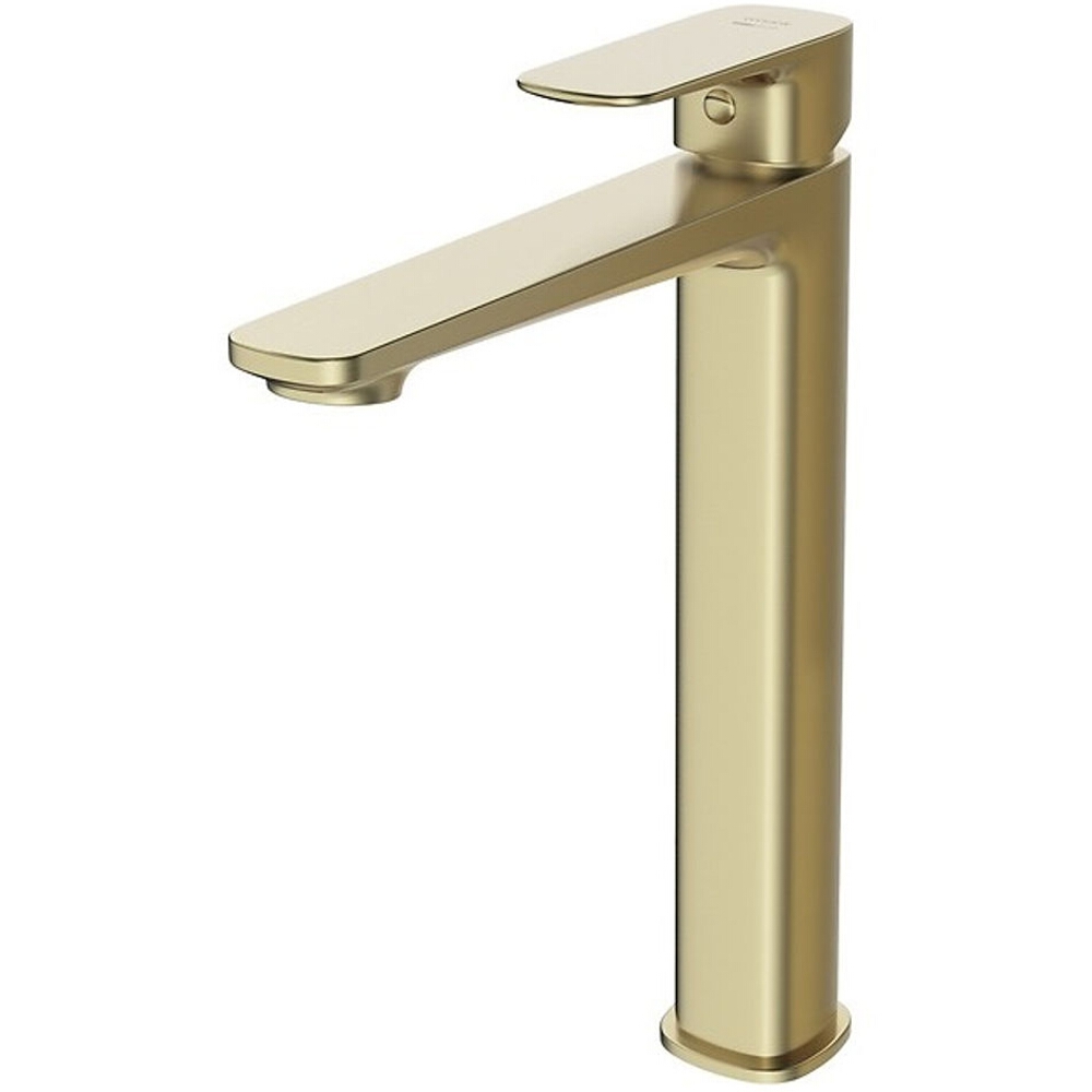 CERSANIT Umyvadlová baterie stojící na podlaze LARGA high gold matt S951-393 CERSANIT Umyvadlová baterie stojící na podlaze LARGA high gold matt S951-393