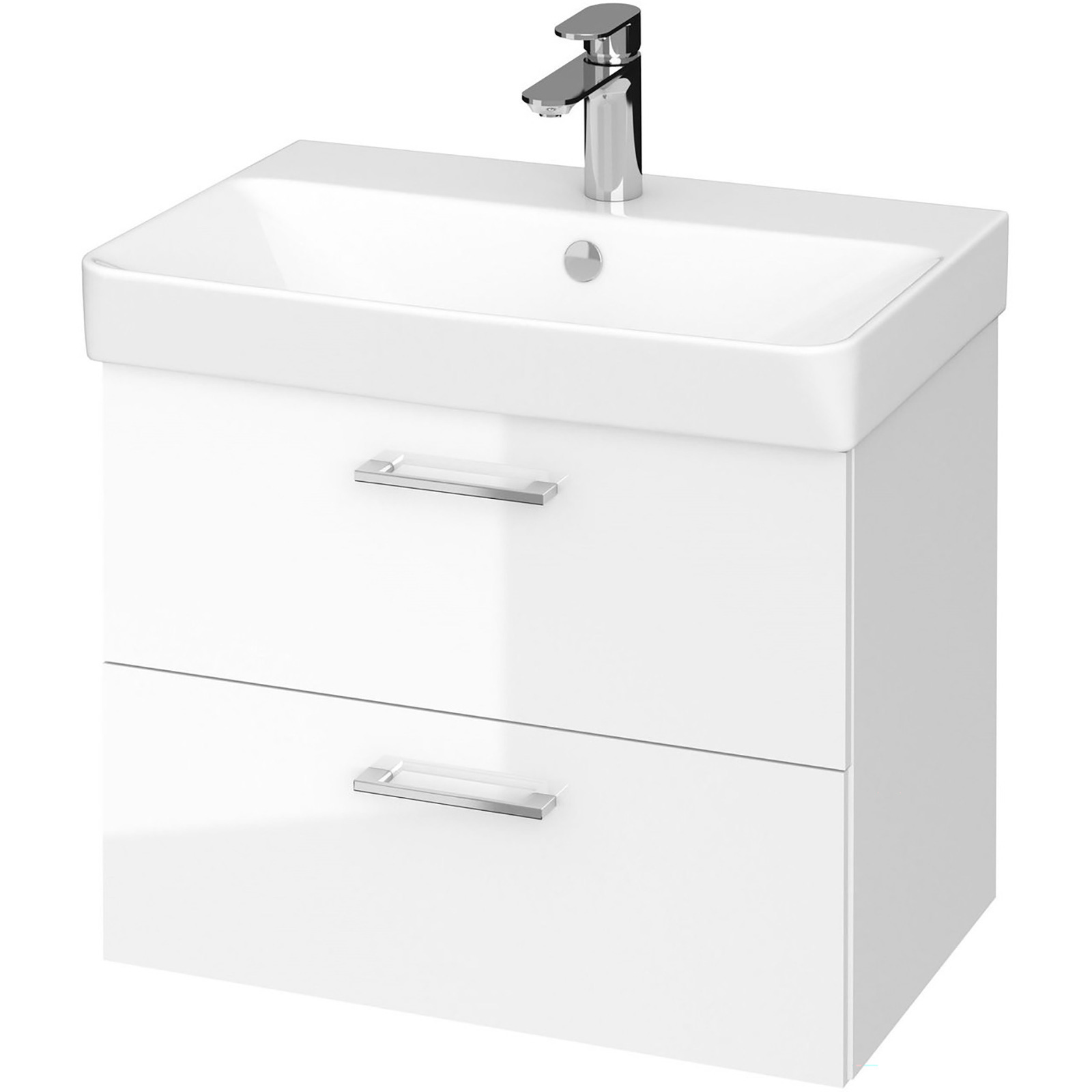 CERSANIT Skříňka s umyvadlem v sadě SET B279 LARA MILLE SLIM 60 bílá DSM S801-318-DSM