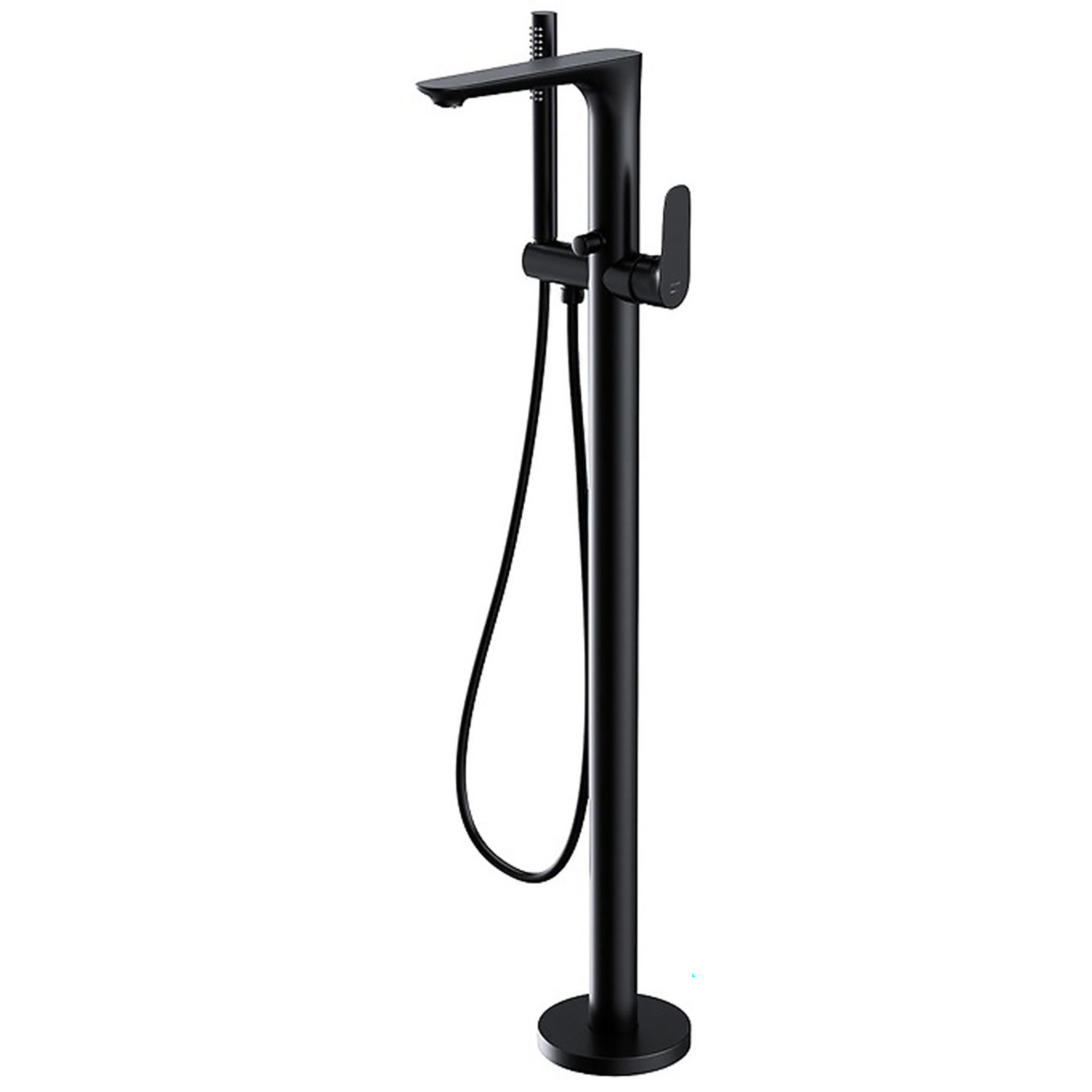 CERSANIT Volně stojící vanová a sprchová baterie CREA černá S951-308 CERSANIT Volně stojící vanová a sprchová baterie CREA černá S951-308