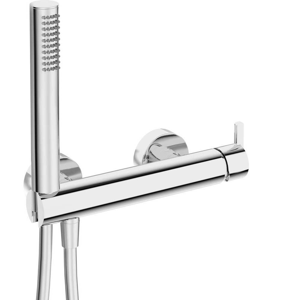 DEANTE SILIA nástěnný sprchový kohoutek se sprchovou sadou chromovaný BQS_041M