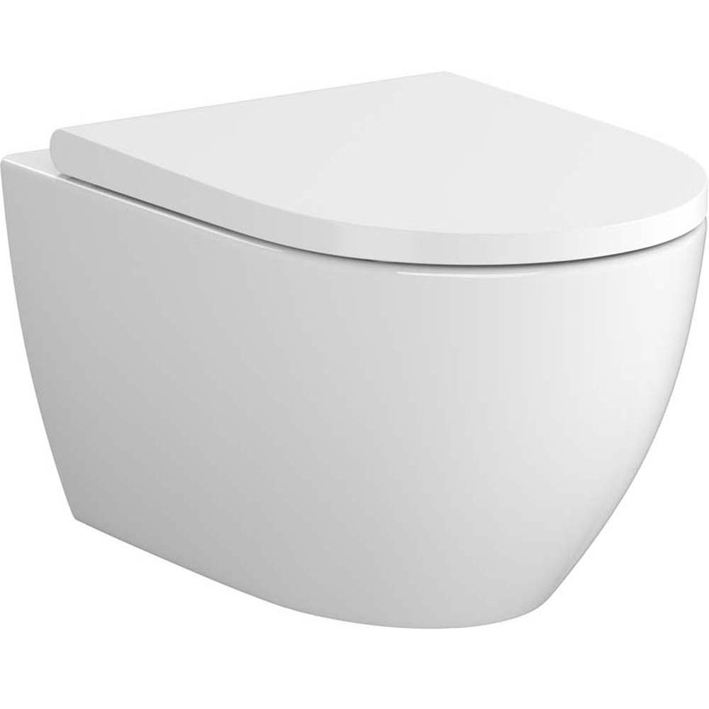 CERSANIT ZEN PRO oválná závěsná mísa s deskou LARGA Slim S701-719