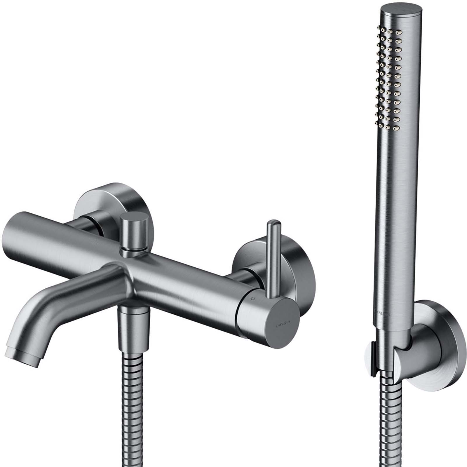 OMNIRES Y-koupelnový mixér se sprchovou sadou z kartáčovaného niklu Y1231NI OMNIRES Y-koupelnový mixér se sprchovou sadou z kartáčovaného niklu Y1231NI