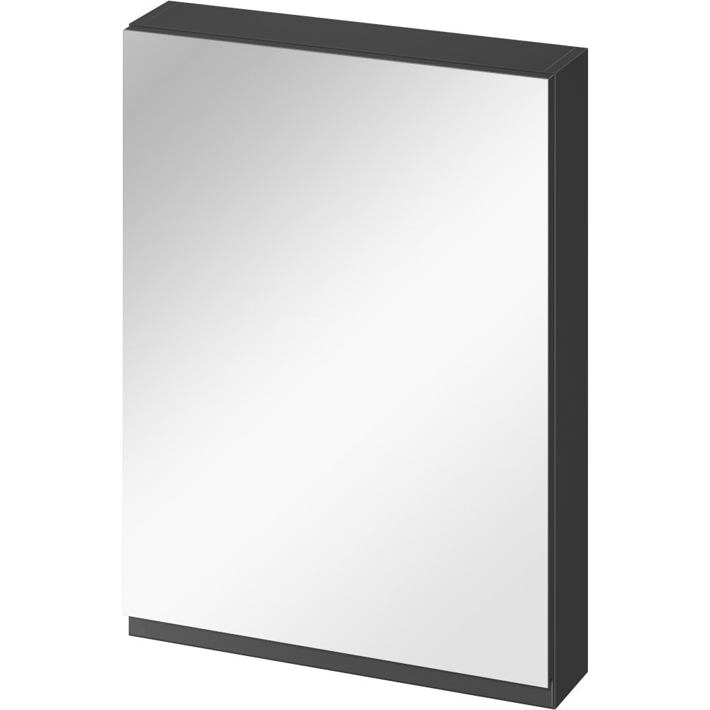 CERSANIT Závěsná koupelnová skříňka se zrcadlem MODUO 60 antracit pro autonomní montáž S590-072-DSM CERSANIT Závěsná koupelnová skříňka se zrcadlem MODUO 60 antracit pro autonomní montáž S590-072-DSM