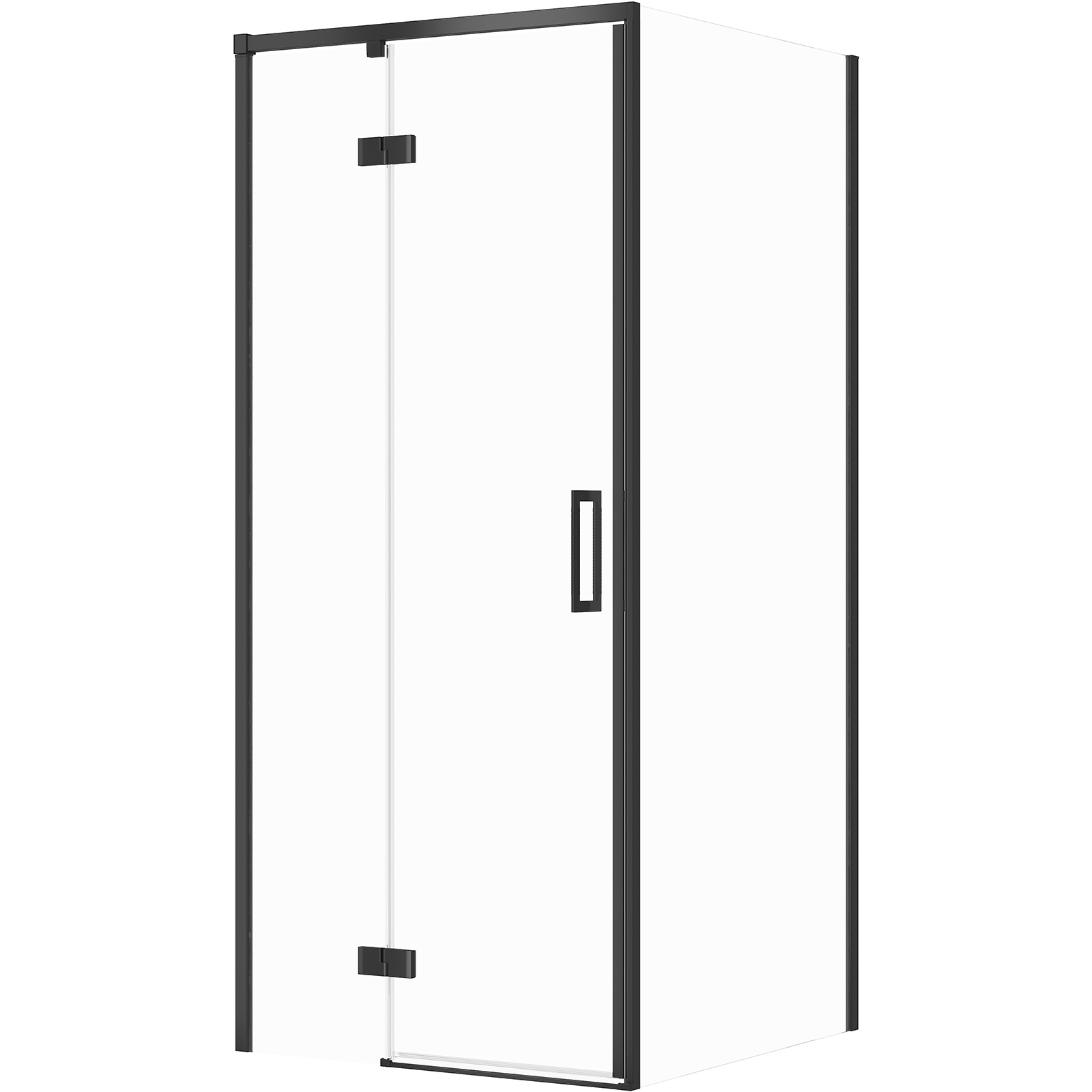 CERSANIT LARGA čtvercový sprchový kout levý 90x90x195 cm černý S601-221