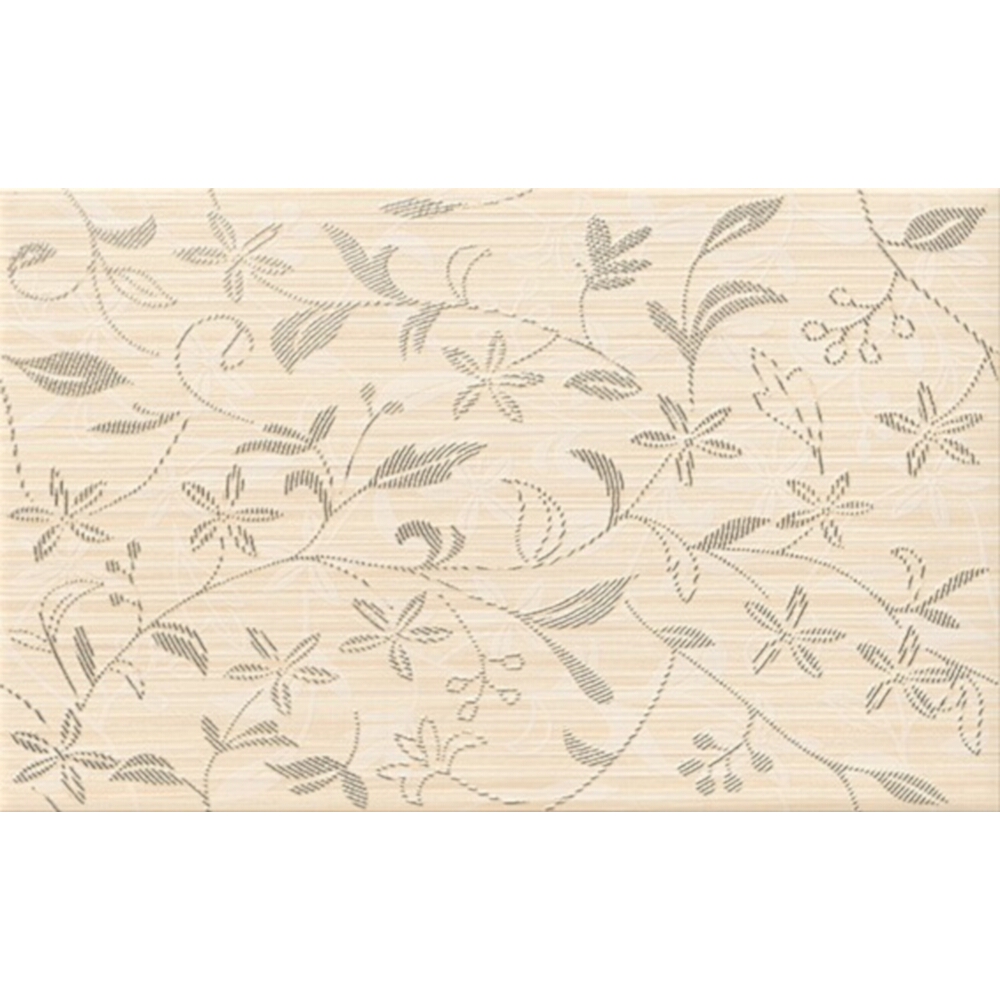 OBKLAD TANAKA CREAM INSERTO FLOWER MATT 25X40