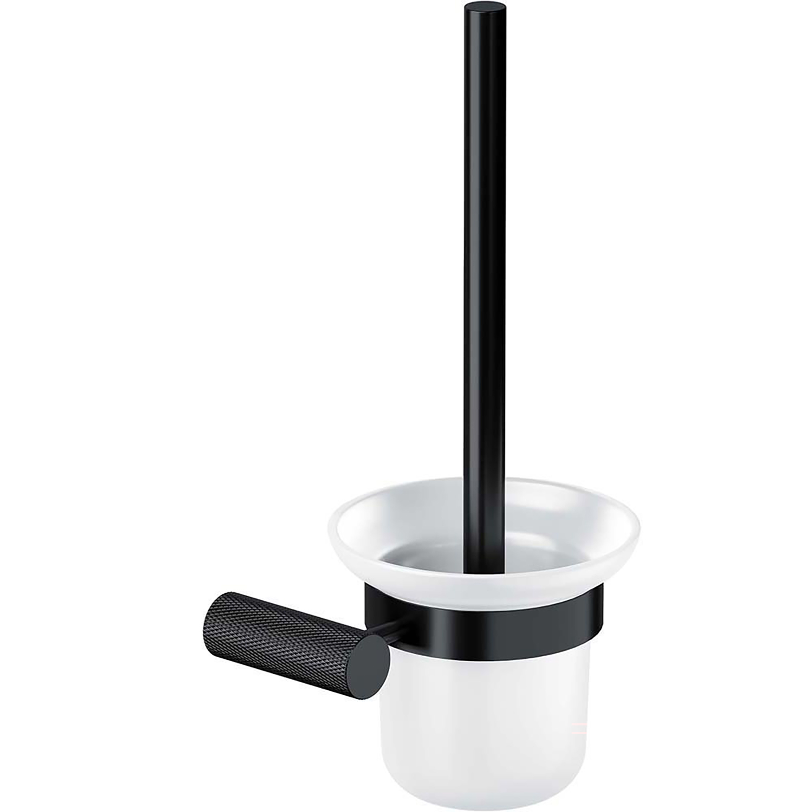 CERSANIT nástěnný toaletní kartáč ZEN black S951-897