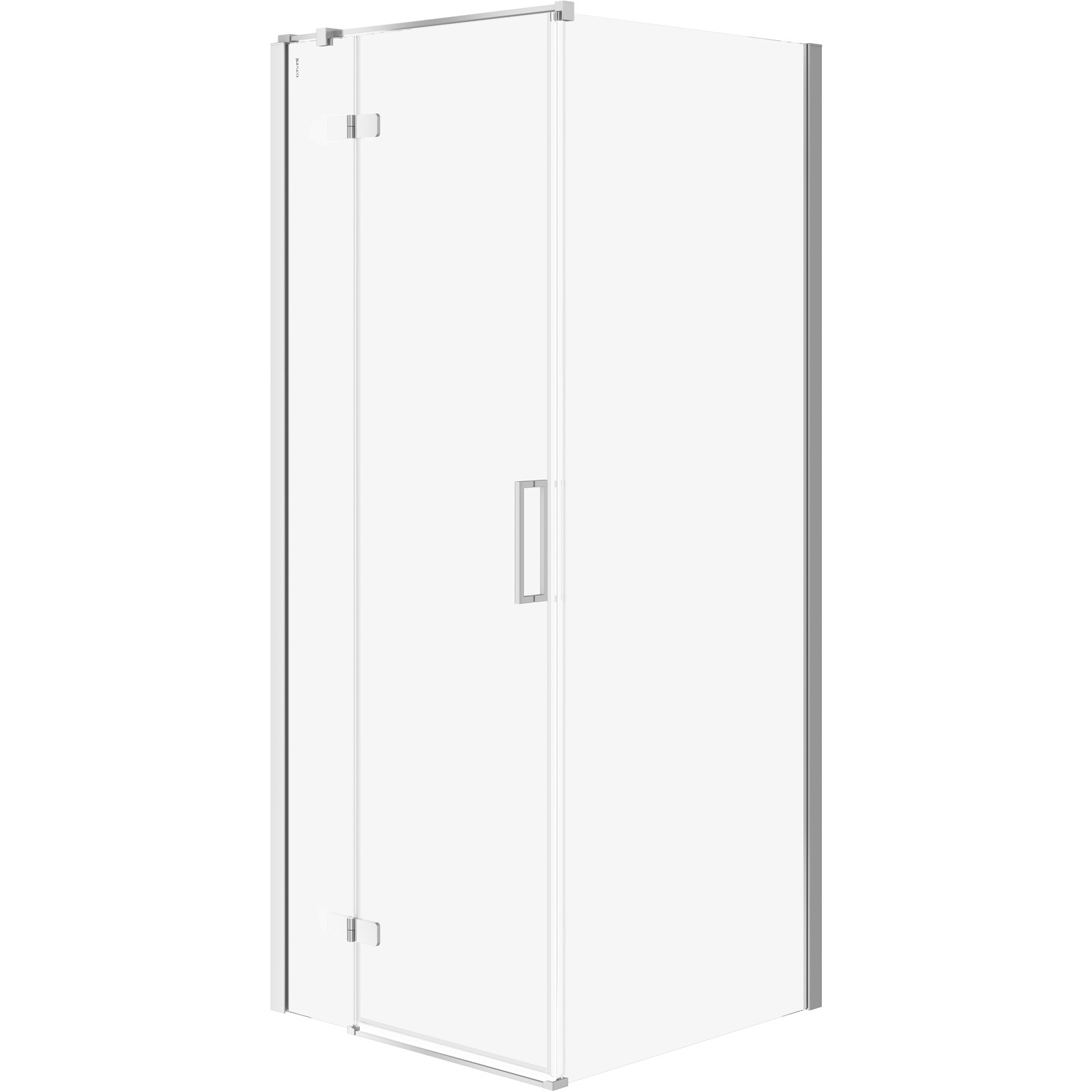 CERSANIT Rohový sprchový kout JOTA levý chrom 80x80x195 čiré sklo S160-005