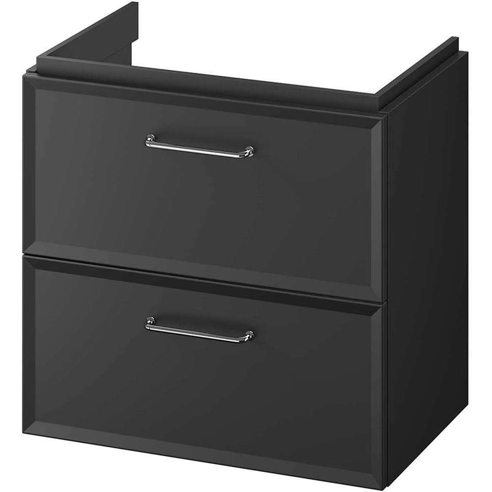 CERSANIT MILOS 60 Slim umyvadlová skříňka černá matná S590-100