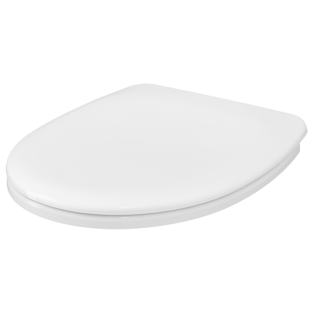 WC sedátko moduo delfi duroplast pom. skl. sn. dem. bílé