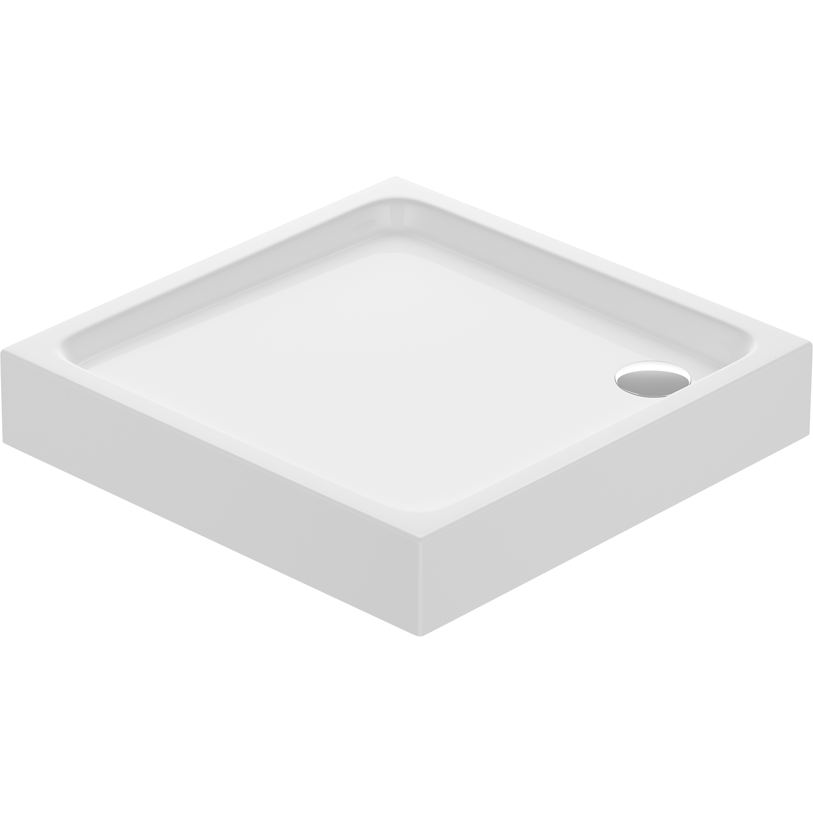 CERSANIT Čtvercová sprchová vanička TAKO 90x16 bílá integrovaná S204-012 CERSANIT Čtvercová sprchová vanička TAKO 90x16 bílá integrovaná S204-012