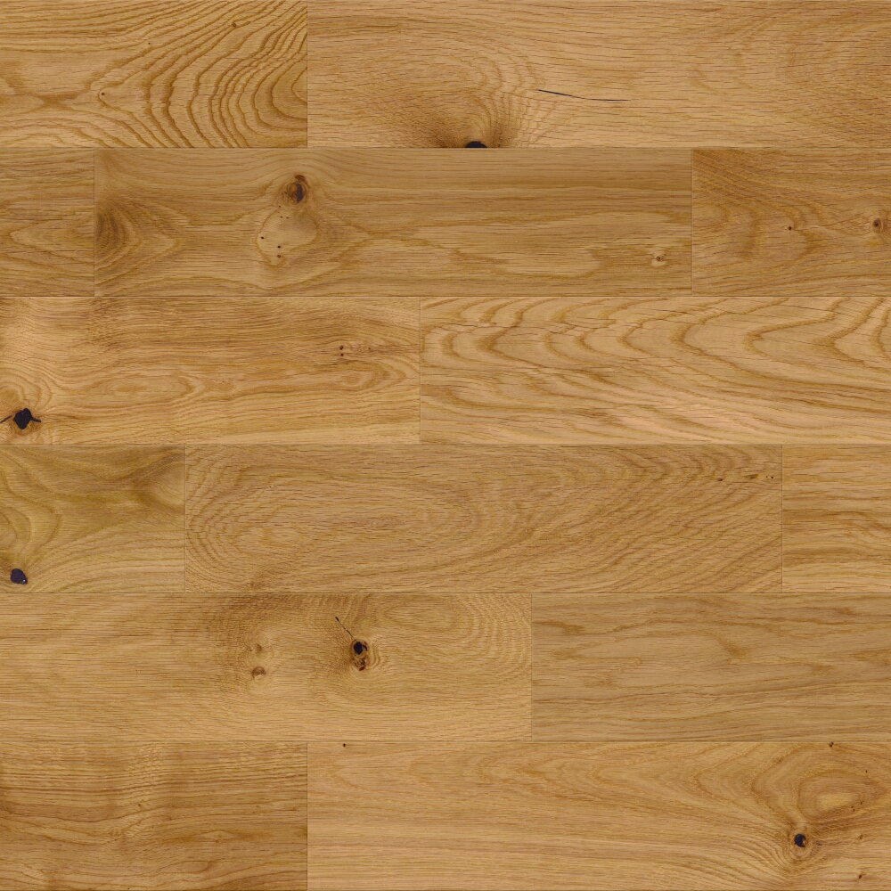 Dřevěné podlahy BARLINEK DUB 1-LAM LAK MATNÝ MIKROFÁZA KARTÁČOVANÁ 14x180x725 mm FAMILY