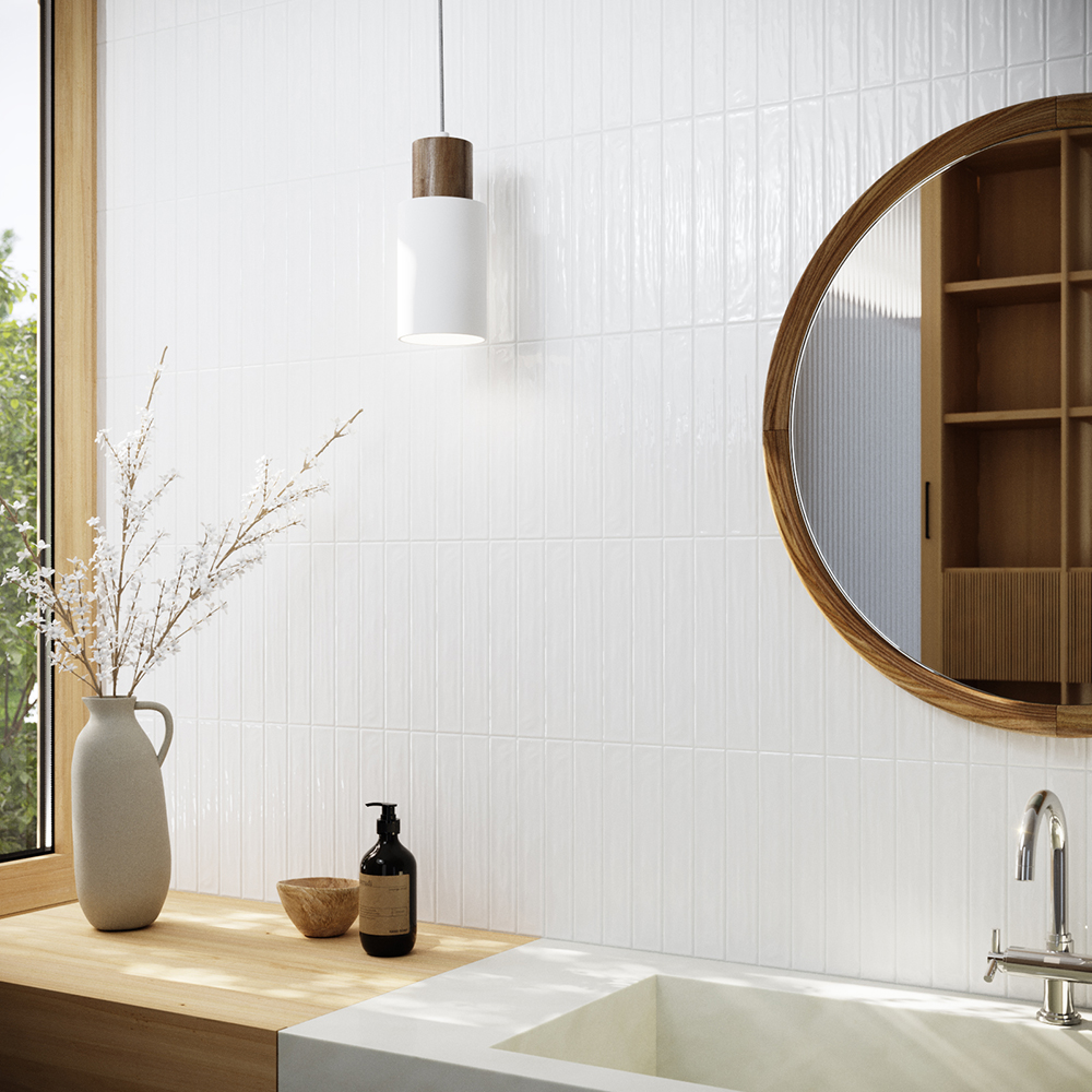 OBKLAD JAIPUR WHITE GLOSSY 5X30 VILAR ALBARO