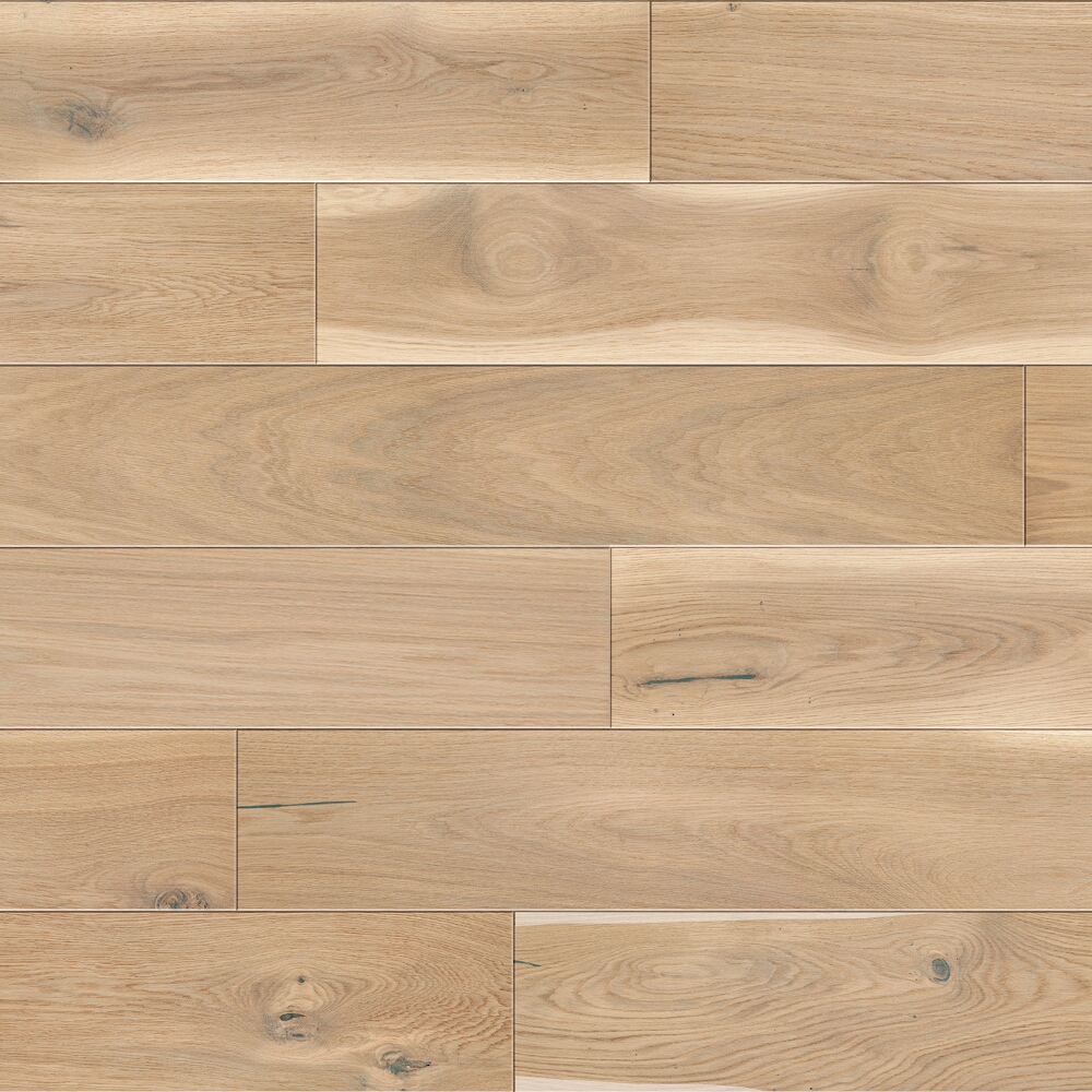 Dřevěné podlahy BARLINEK DUB 1-LAM LAK MATNÝ CREAM FÁZA KARTÁČOVANÁ  14x180x1092mm VARIOUS