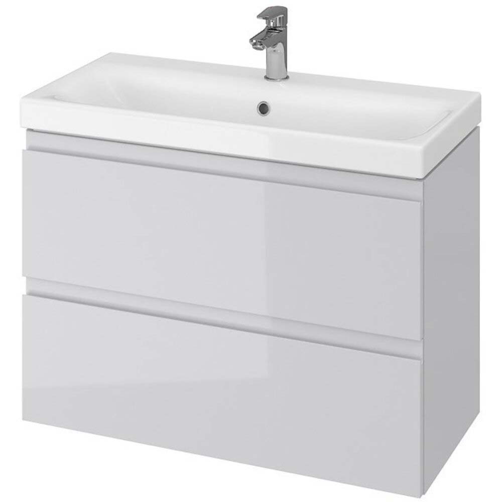 CERSANIT Skříňka s umyvadlem MODUO SLIM 80 šedá pro vlastní montáz S801-224-ECO