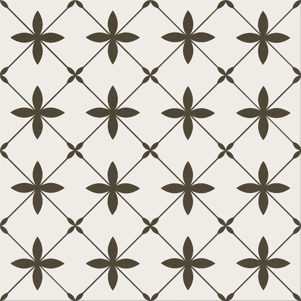 DLAŽBA LOVELY PATCHWORK CLOVER MIRAGE WHITE-BLACK MAT 29,8X29,8 (II. JAKOST) DLAŽBA LOVELY PATCHWORK CLOVER MIRAGE WHITE-BLACK MAT 29,8X29,8 (II. JAKOST)