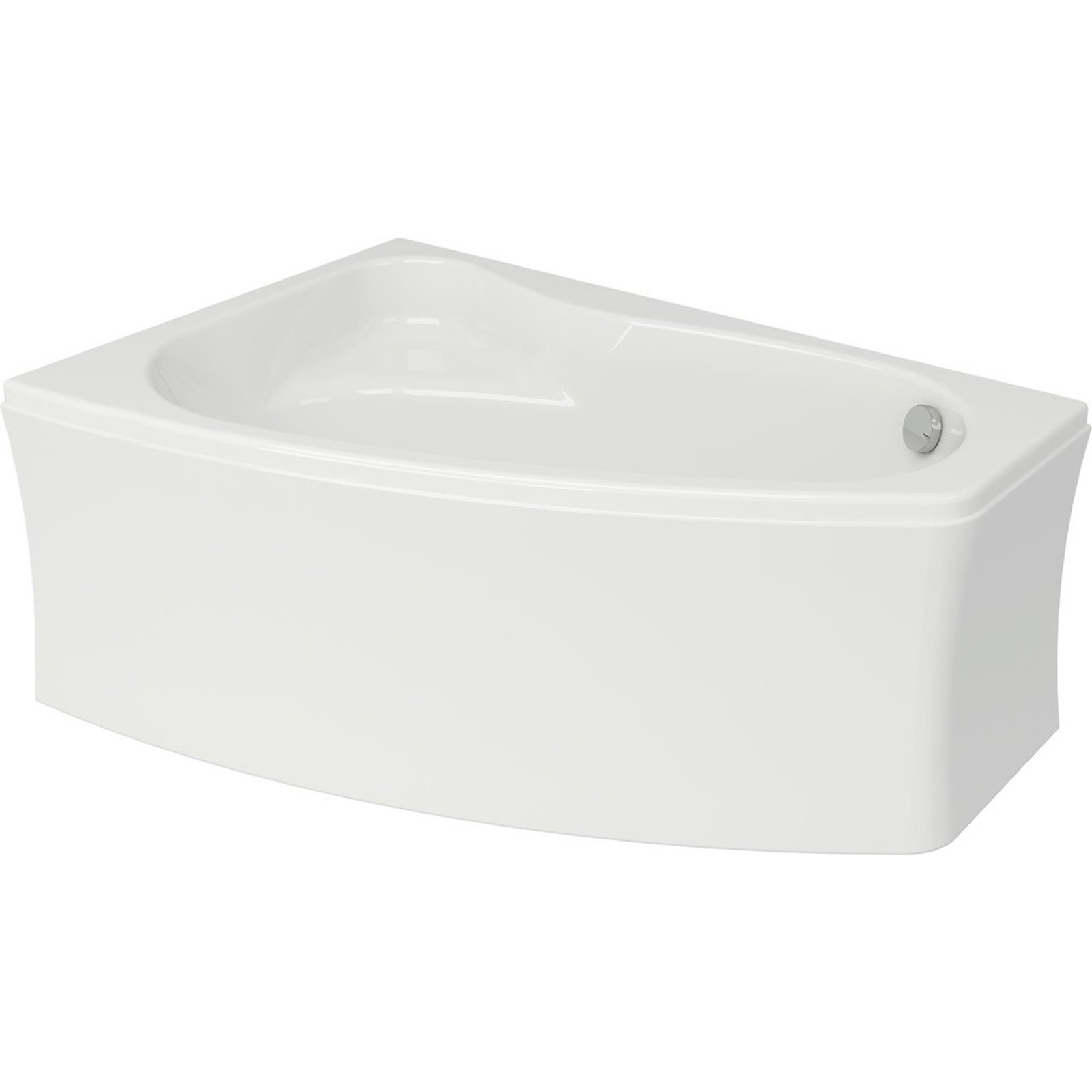 CERSANIT Asymetrická rohová vana SICILIA NEW levá 150x100 S301-095