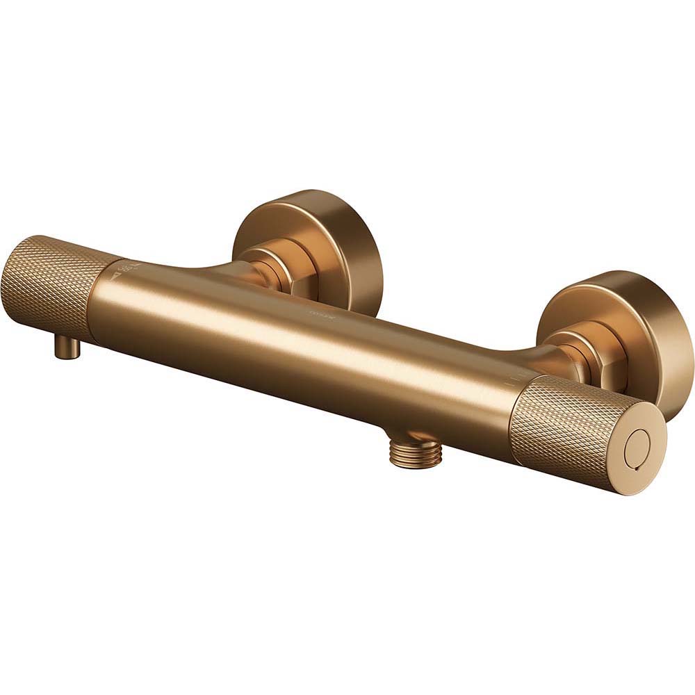CERSANIT ZEN nástěnná termostatická sprchová baterie, kartáčovaná měď S951-800