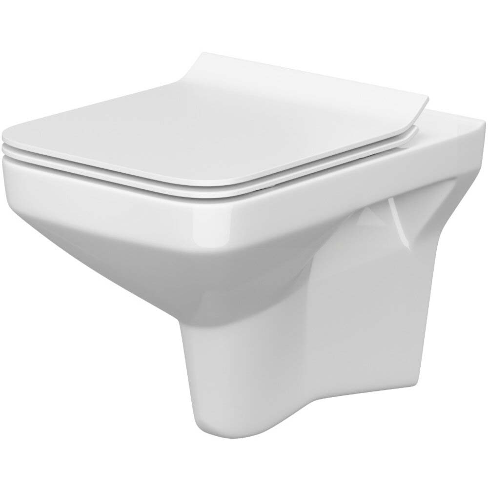 CERSANIT COMO závěsná WC mísa s duroplastovou deskou SLIM K701-102-ECO