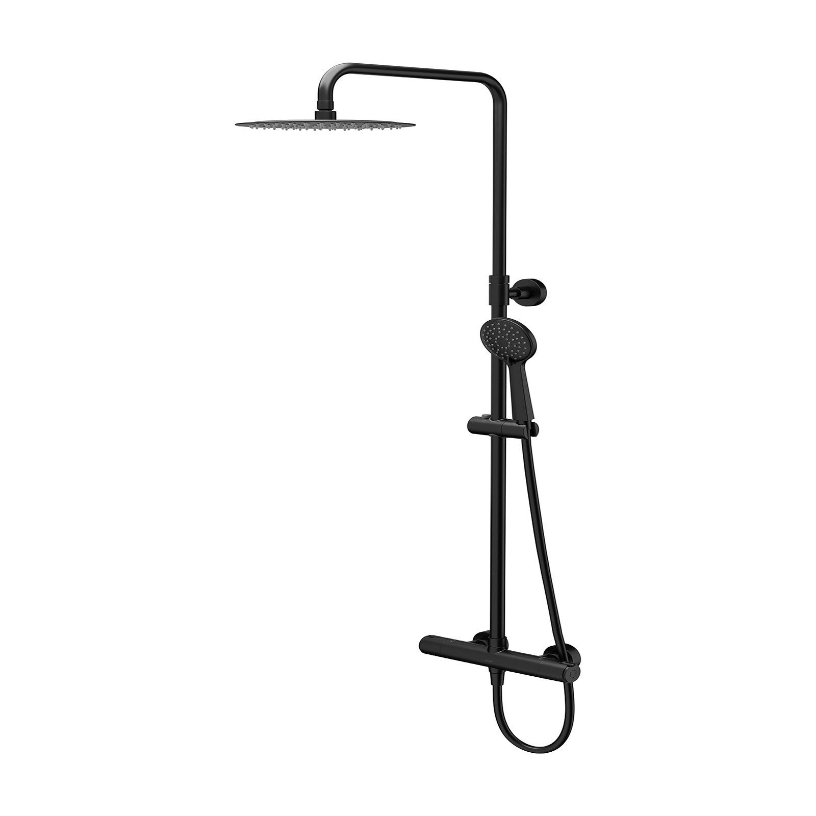 CERSANIT VERSO sprchový sloup s termostatickou baterií černý S951-745 CERSANIT VERSO sprchový sloup s termostatickou baterií černý S951-745