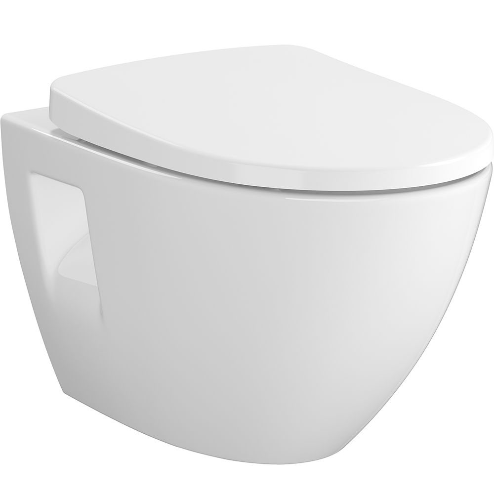 CERSANIT WC set B905 MZ MODUO PLUS oválná deska MODUO SLIM WRAP dur wow S701-725