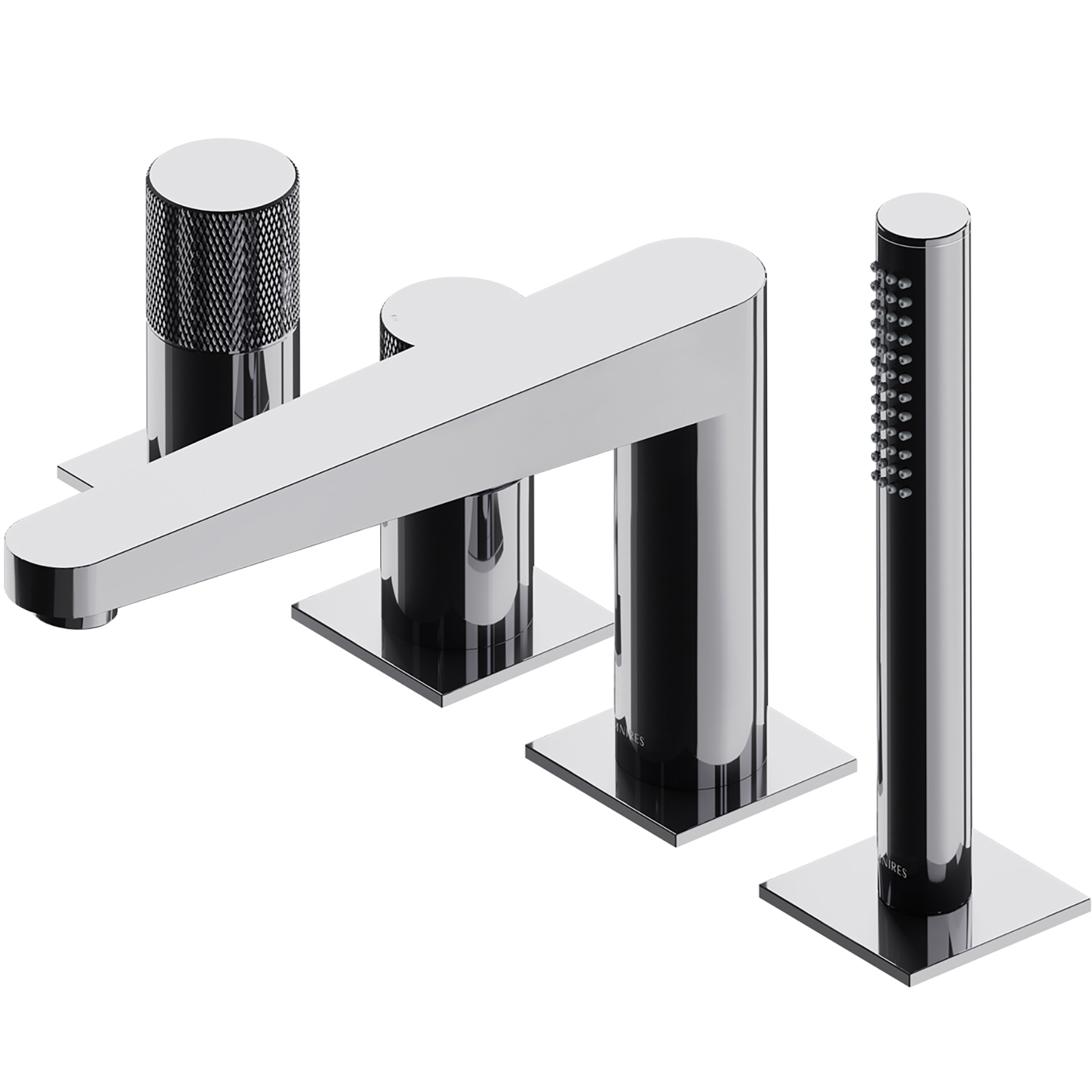 OMNIRES CONTOUR 4-otvorový vanový vodovodní výtah chromovaný lesklý CT8032CR