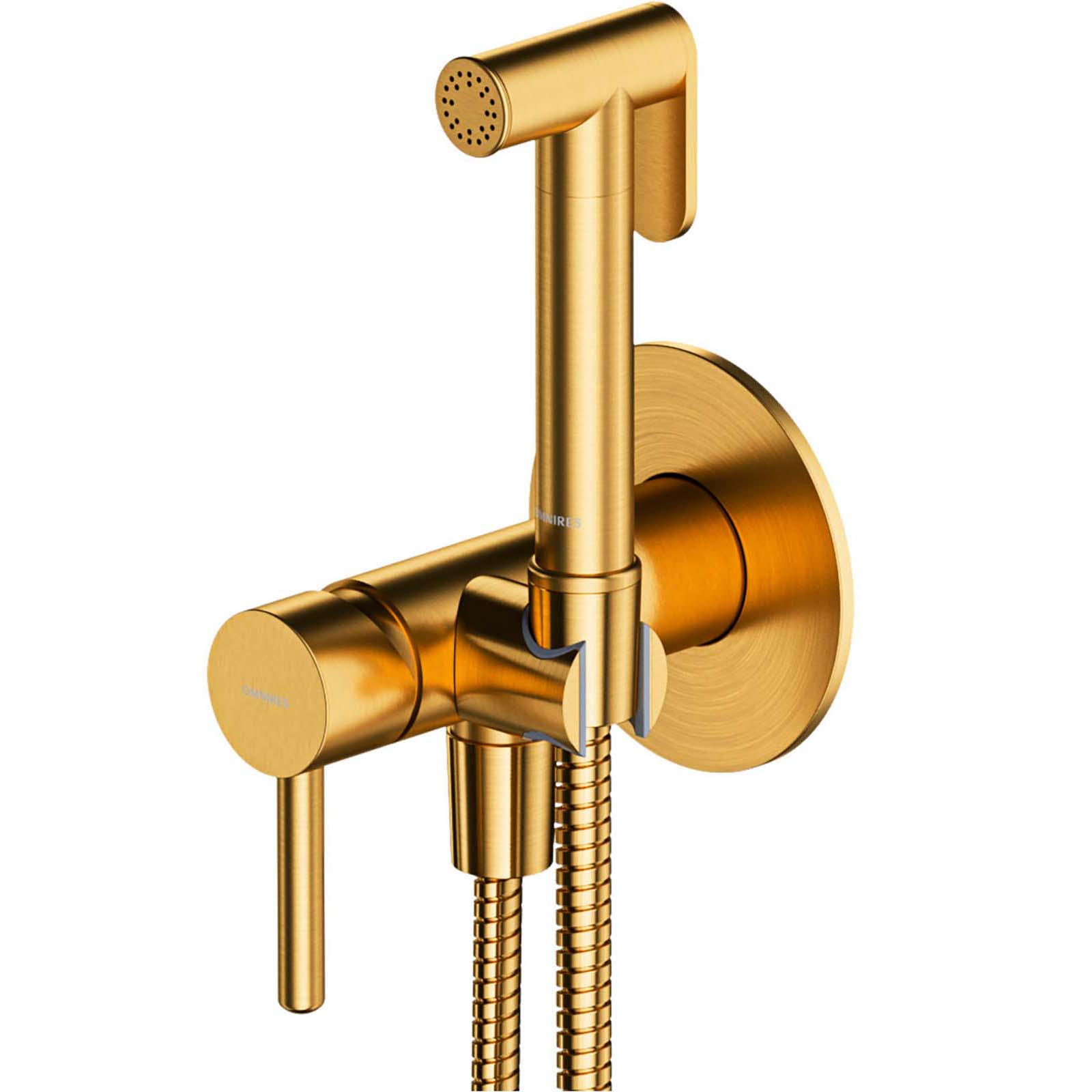 OMNIRES Y zapuštěný bidetový systém se zlatým kartáčem SYSYBI2GLB
