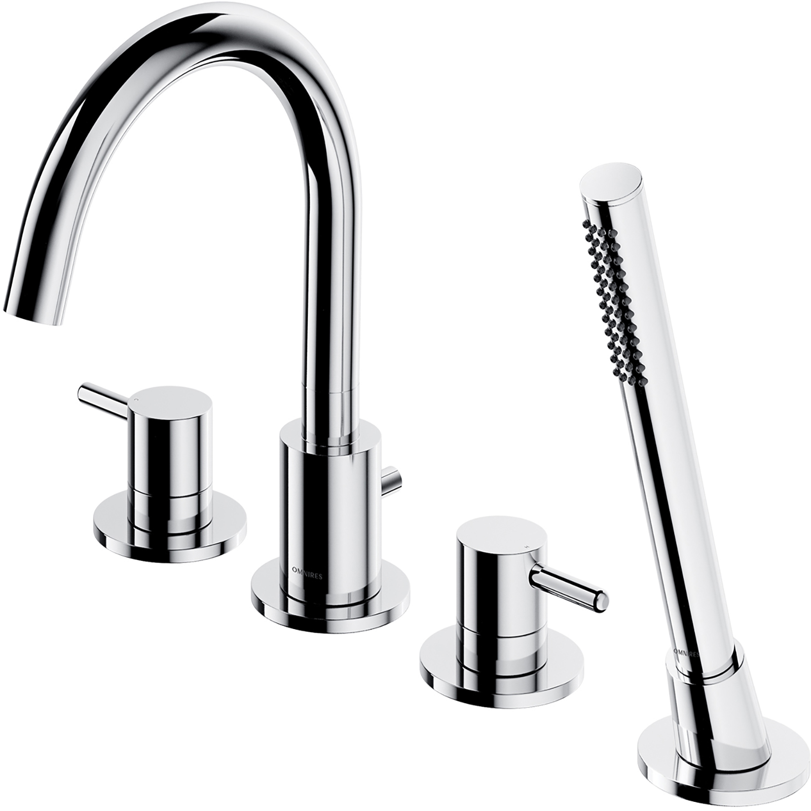 OMNIRES Vana baterie Y s 4otvorovým chromovaným lesklým Y1232CR