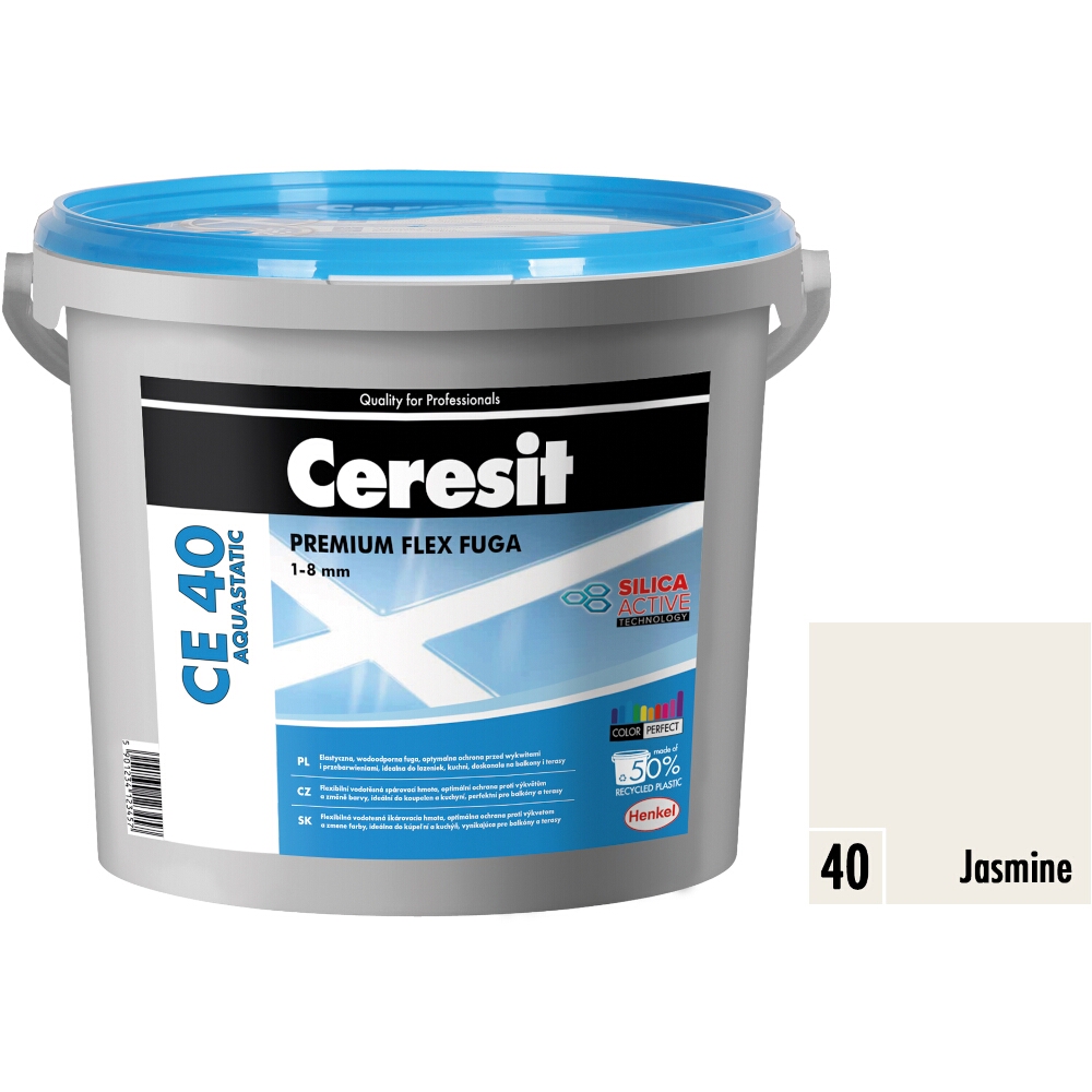 Flexibilní spárovací hmota Ceresit CE 40 Aquastatic jasmine, 5 kg