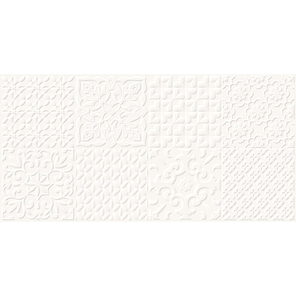 OBKLAD ALTERIO WHITE PATCHWORK STRUCTURE SATIN RECT 29,8X59,8* (II. JAKOST)