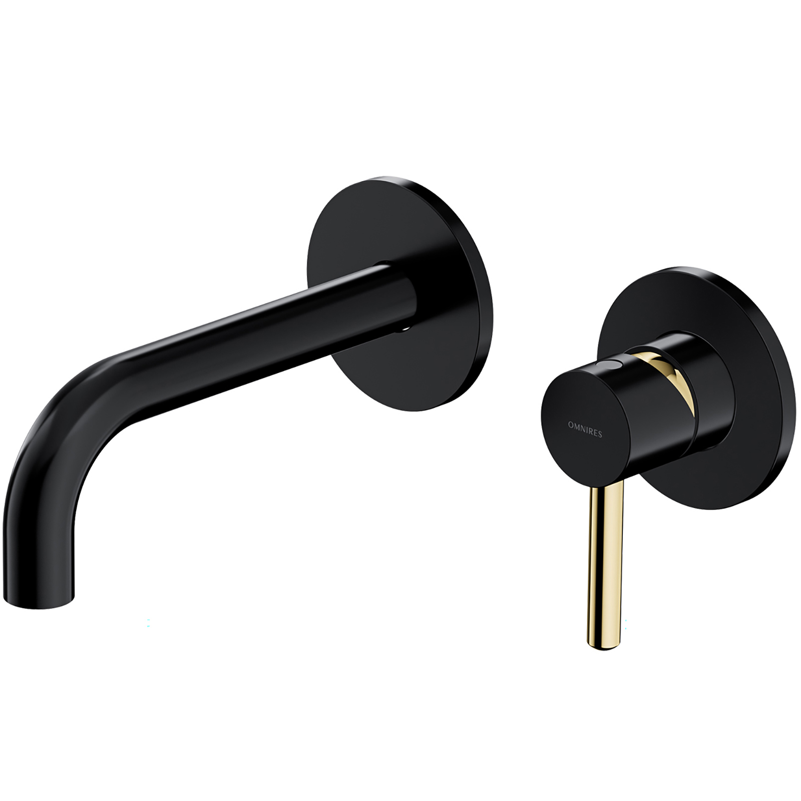 OMNIRES Washwashin Faucet Y zapuštěný černo-zlatý Y1215HBLGL