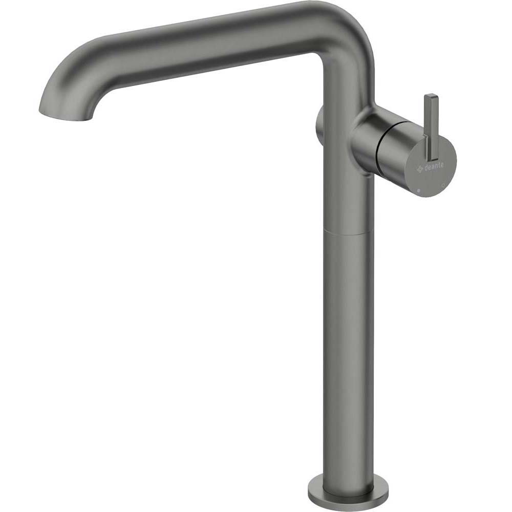 DEANTE SILIA podstavcová voda na umyvadlo vysoká s obdélníkovým titanovým výtokem BQS_D24K