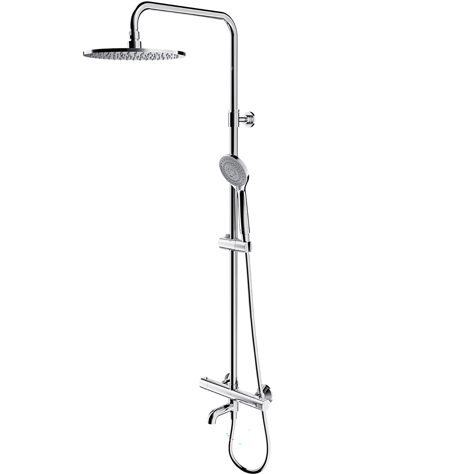 OMNIRES termostatický systém vany Y povrchně umístěný chromovaný lesklý Y1234ALCR