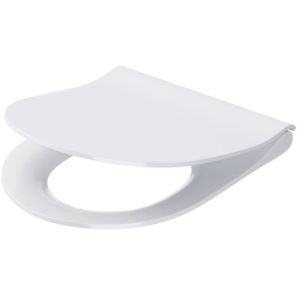 WC sedátko z duroplastu CERSANIT CITY OVAL SLIM s lehkým uvolněním K98-0146