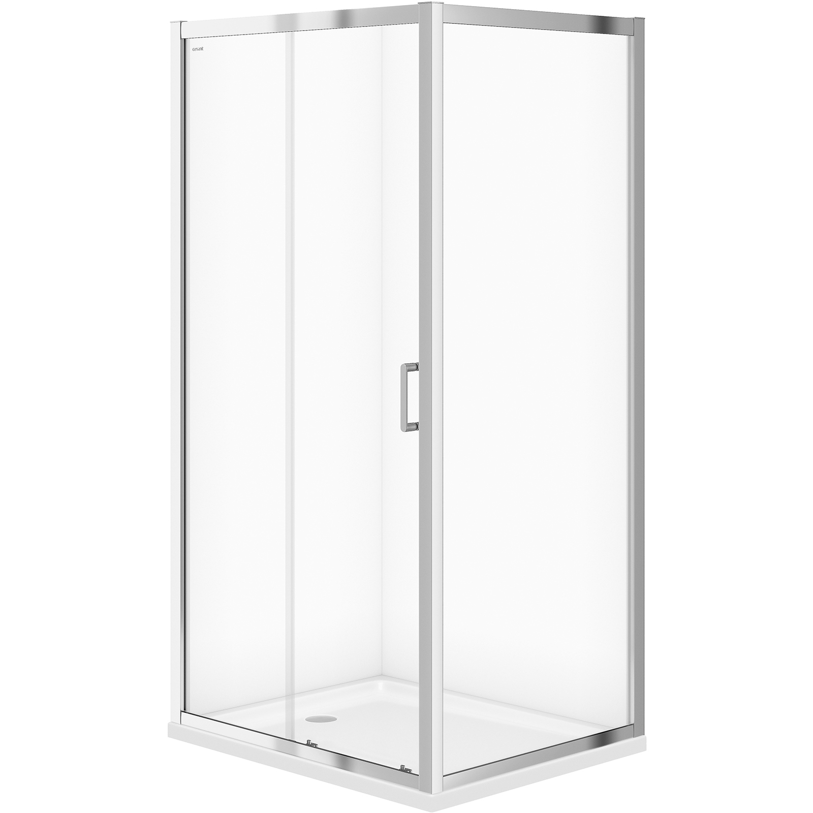 CERSANIT ARTECO obdélníkový sprchový kout 100x80 se sprchovou vaničkou TAKO 100x4 S601-358