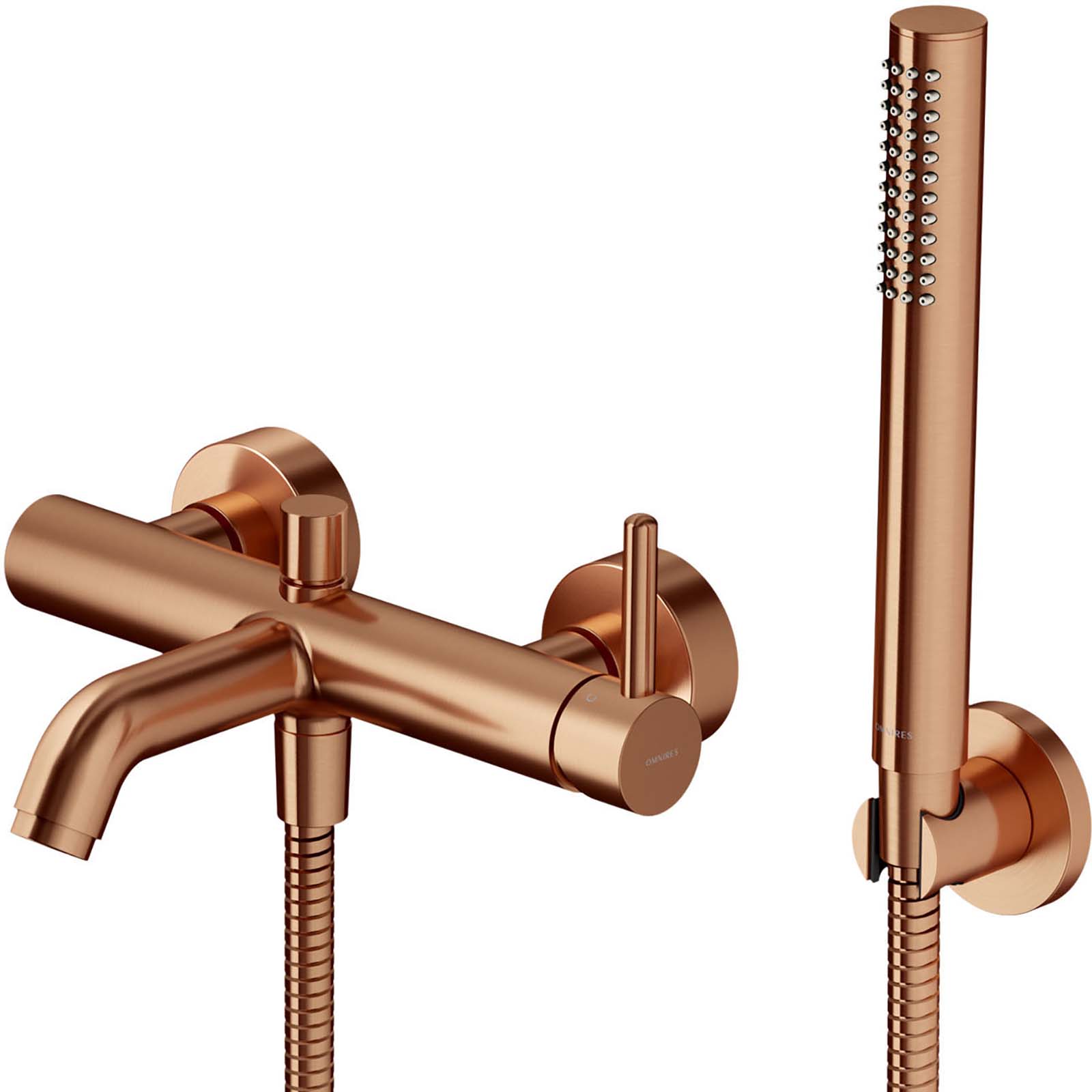 OMNIRES Y vanová míchačka s sprchovou sadou z kartáčované měděné Y1231CPB OMNIRES Y vanová míchačka s sprchovou sadou z kartáčované měděné Y1231CPB
