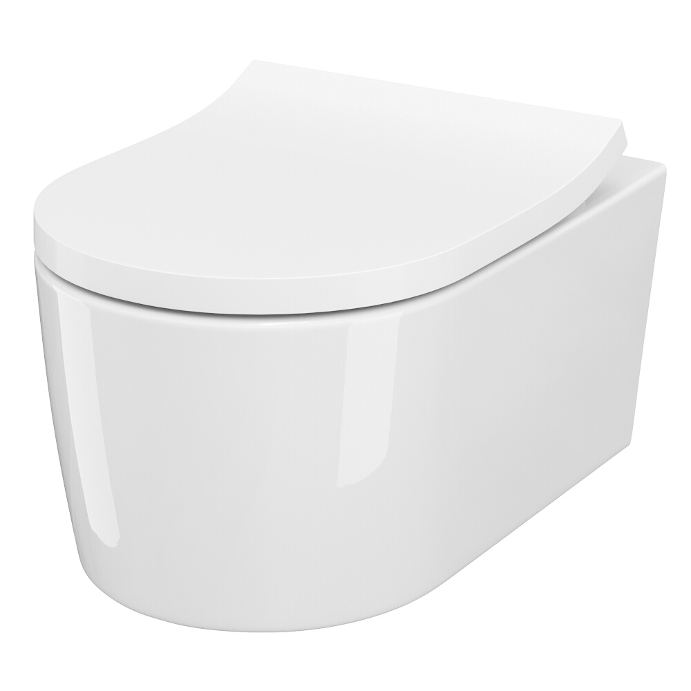 Závěsná WC mísa INVERTO StreamOn s duroplastovým sedátkem
