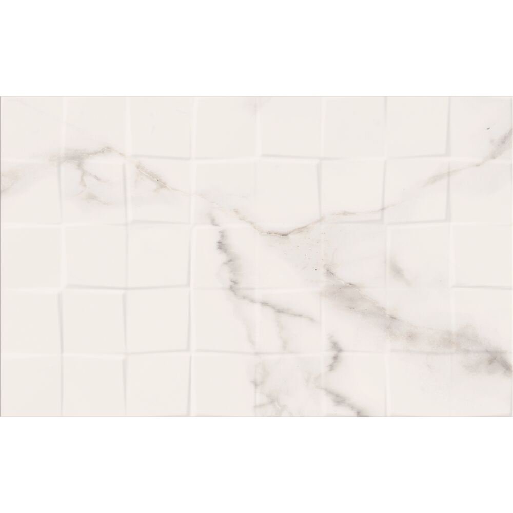 OBKLAD STYLE STONE WHITE GLOSSY STRUCTURE 25X40
