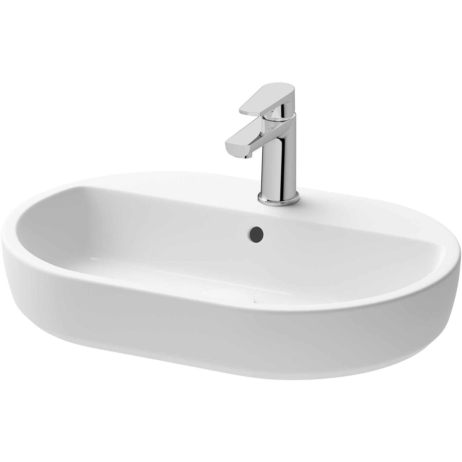 CERSANIT Umyvadlo na desku CASPIA OVAL 60 K11-0099 na desku