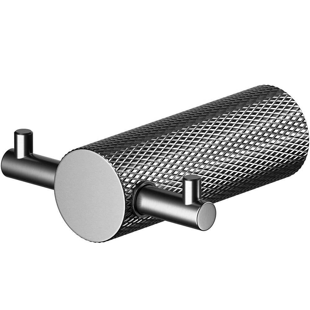 CERSANIT věšák na ručníky ZEN Double Gun Metal S951-876 CERSANIT věšák na ručníky ZEN Double Gun Metal S951-876